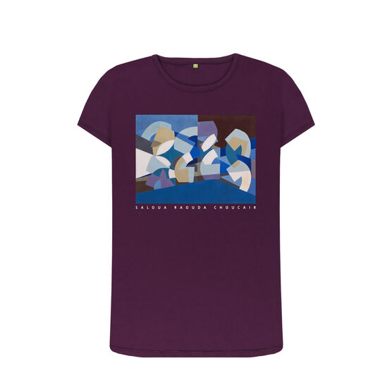 Saloua Raouda Choucair: Composition in Blue Module women's fit t-shirt